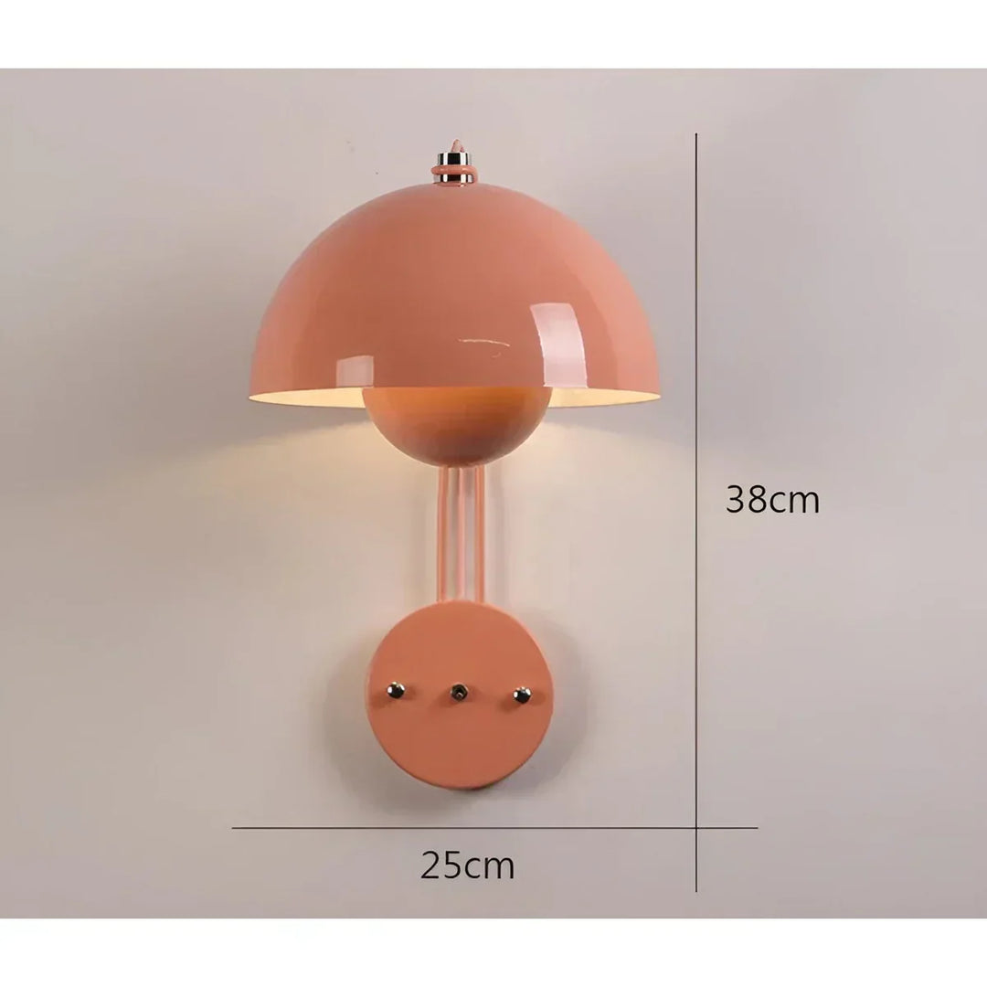 Skanto | BudLume - Pilzlampe Gemütliche skandinavische Wandlampe