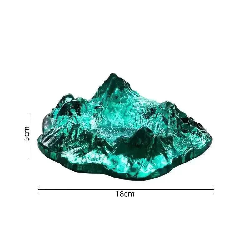 Skanto | Aschenbecher-Dekoration aus Eis-Stil Berg-Glas