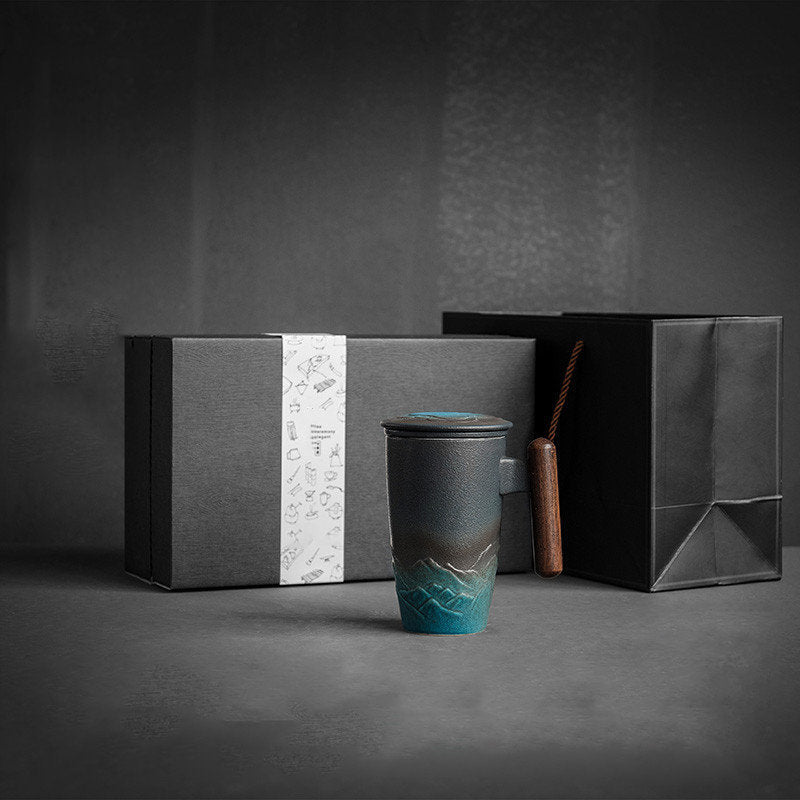 Skanto | Große Keramik-Teetasse mit Deckel