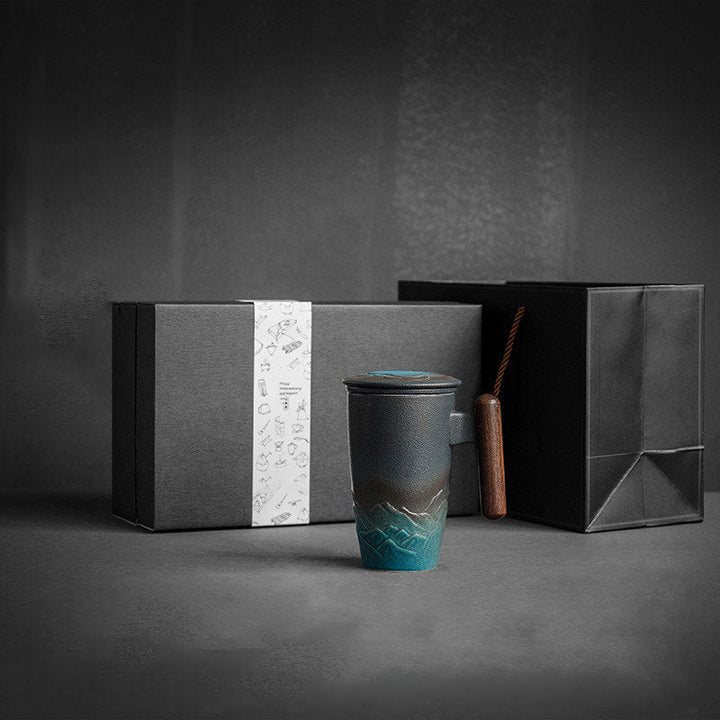 Skanto | Große Keramik-Teetasse mit Deckel