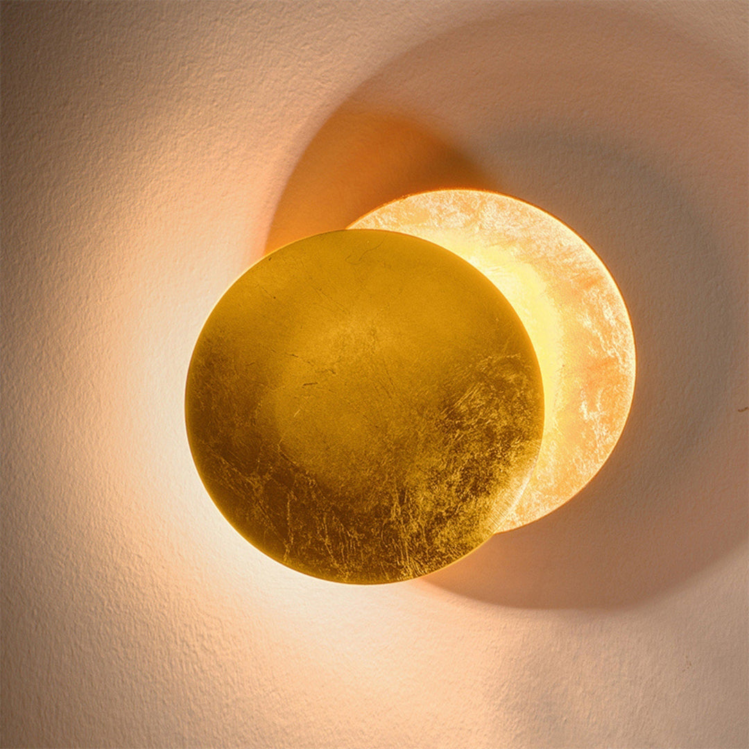 Skanto | Lunora Wandleuchte mit magischem Mondlicht – Warme LED-Ambientebeleuchtung für Zuhause und Büro