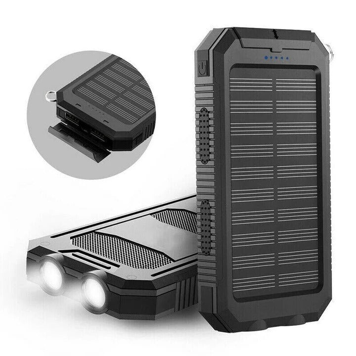 Skanto | 30 000mAh Solar-Ladegerät Wasserdichte Powerbank Extern