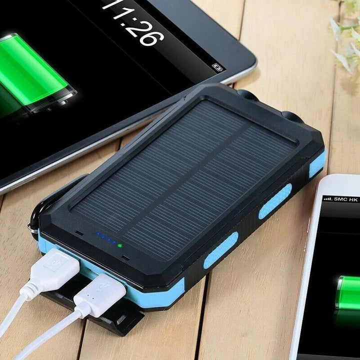 Skanto | 30 000mAh Solar-Ladegerät Wasserdichte Powerbank Extern