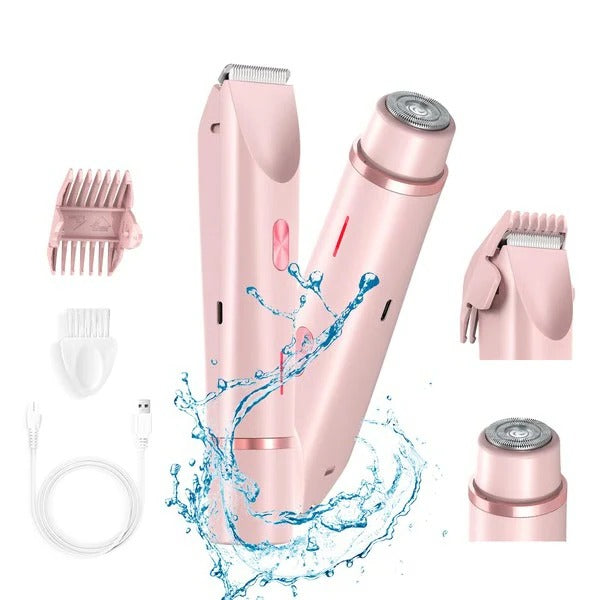 Skanto | Elektrischer Damenrasierer und Bikinizonen-Trimmer