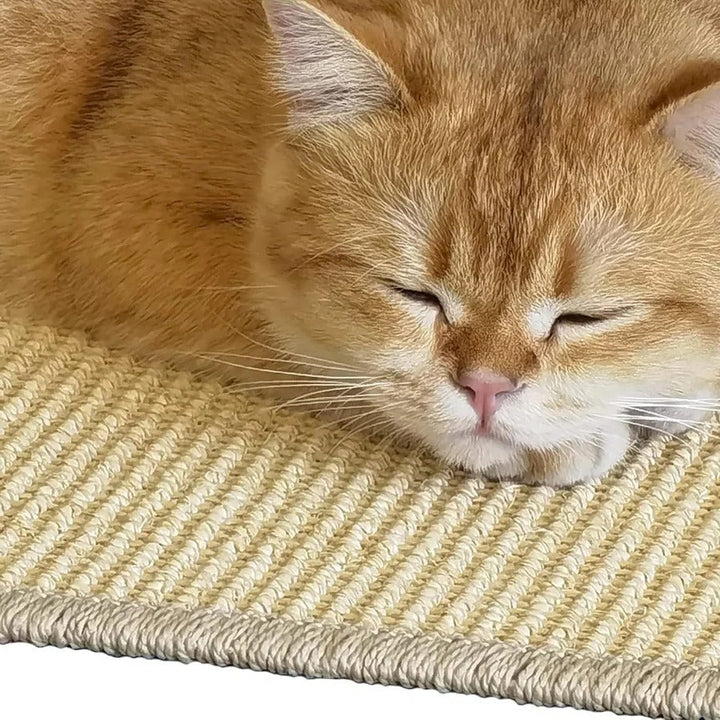 Skanto | Sisal-Katzenkratzmatte, strapazierfähiges Kratzpad für Katzen