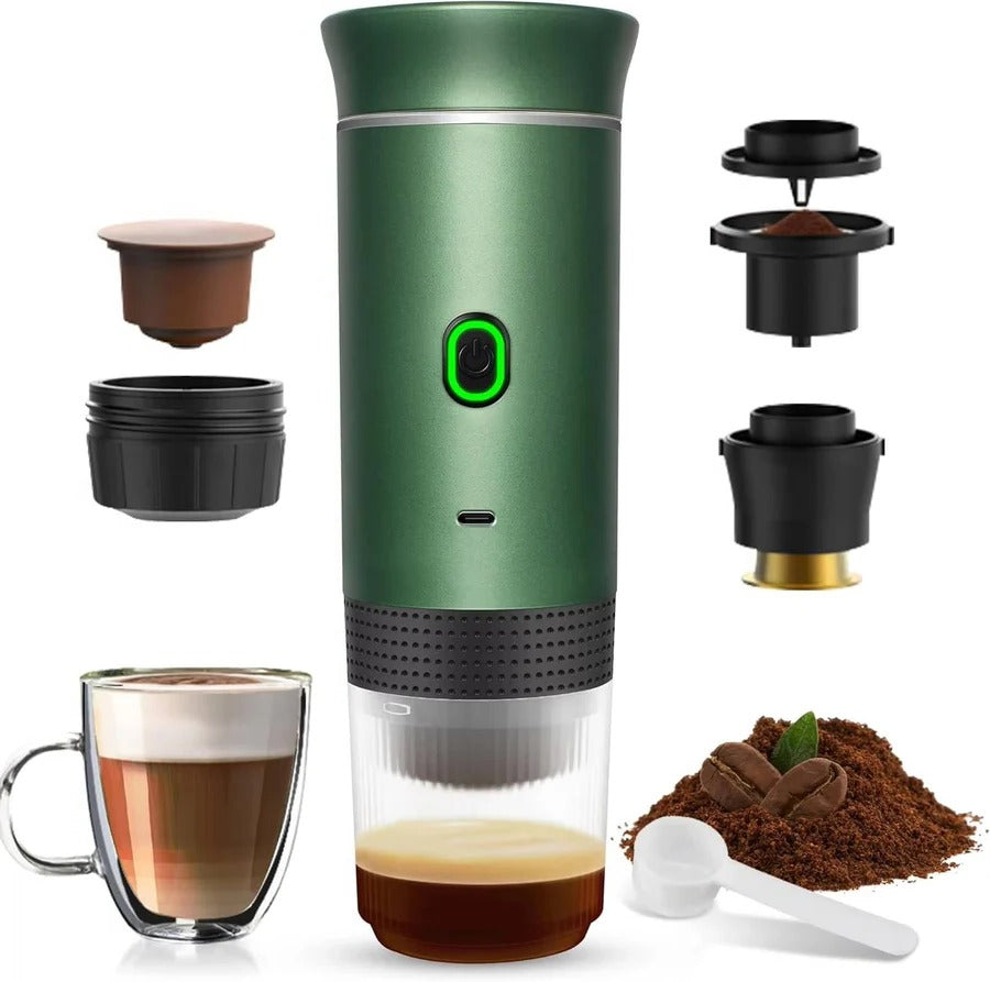 Skanto | Tragbare Kaffeemaschine für Espresso, Cappuccino und Filterkaffee