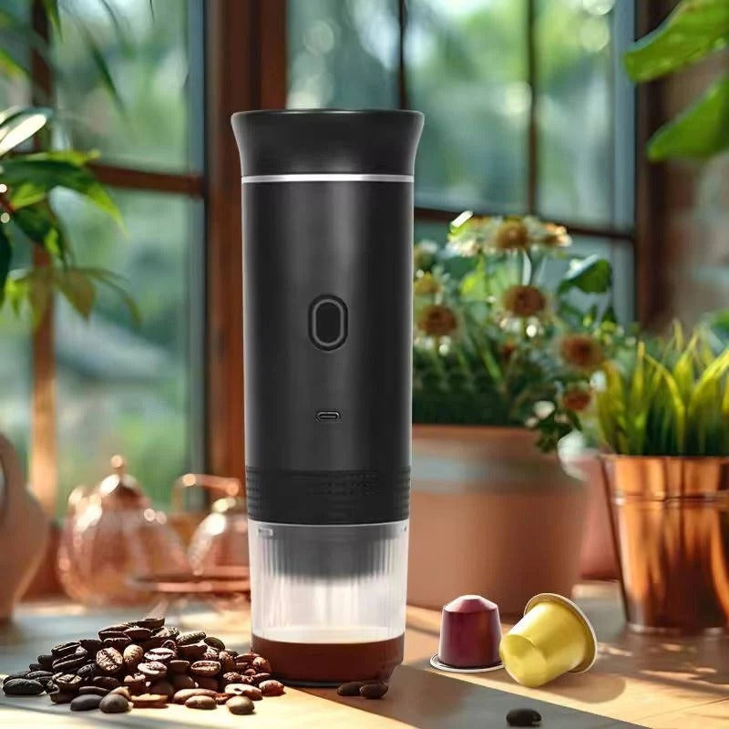 Skanto | Tragbare Kaffeemaschine für Espresso, Cappuccino und Filterkaffee
