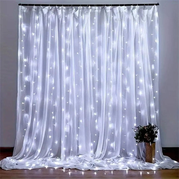 Skanto Skanto | LED-Lichtervorhang mit Fernbedienung, USB-betrieben