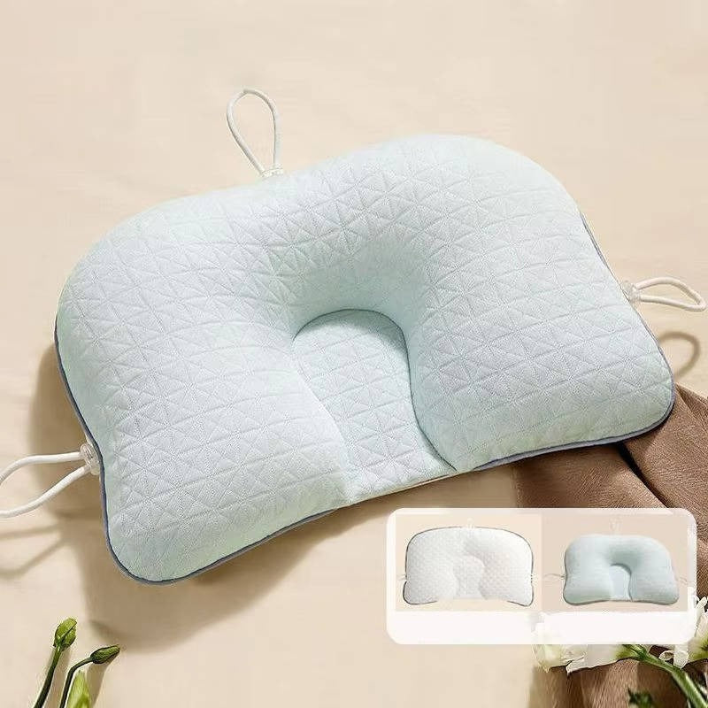 Babykissen mit Memory-Schaum und Baumwollbezug, tragbares Baby-Stützkissen