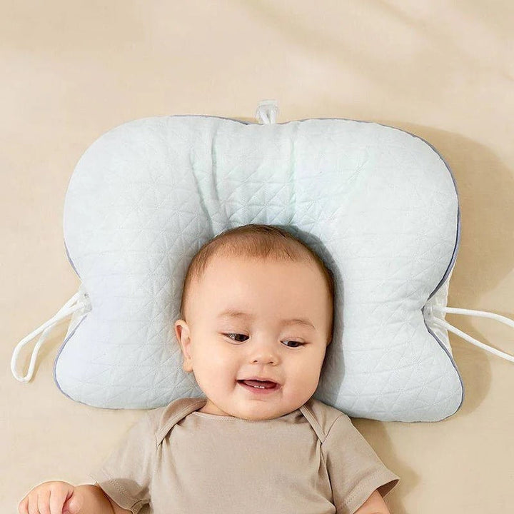 Babykissen mit Memory-Schaum und Baumwollbezug, tragbares Baby-Stützkissen