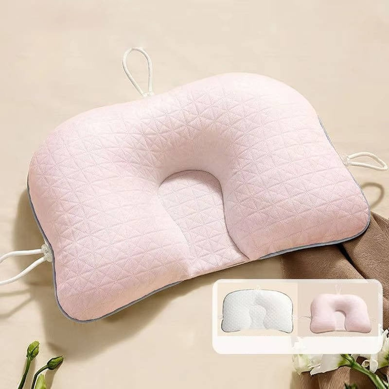 Babykissen mit Memory-Schaum und Baumwollbezug, tragbares Baby-Stützkissen