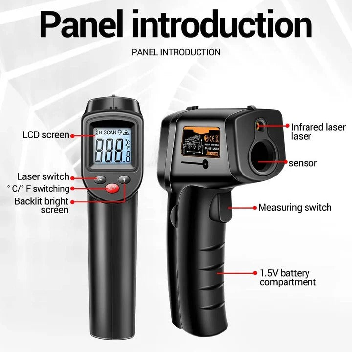 Skanto | Digitales Infrarot-Thermometer mit Laserpointer