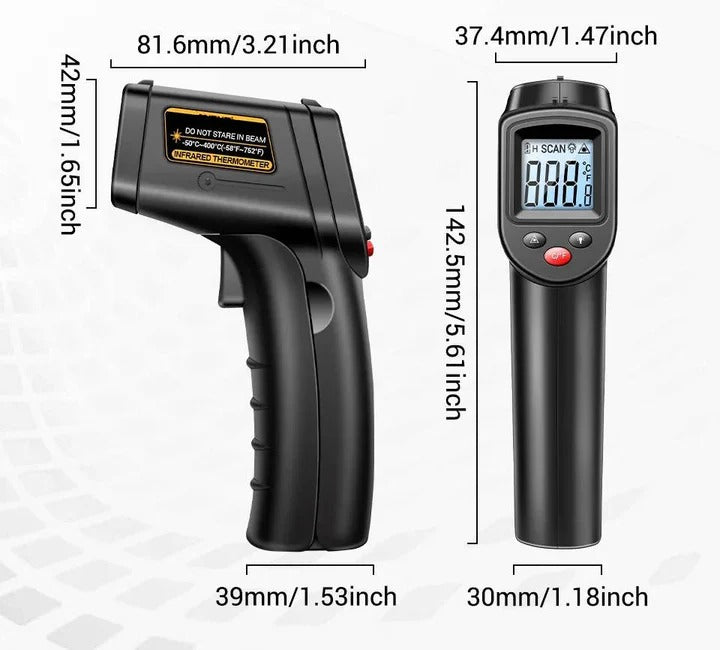 Skanto | Digitales Infrarot-Thermometer mit Laserpointer