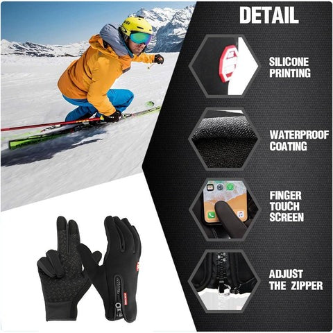 Skanto | Unisex Beheizte Thermohandschuhe für Winter-Outdoor-Aktivitäten