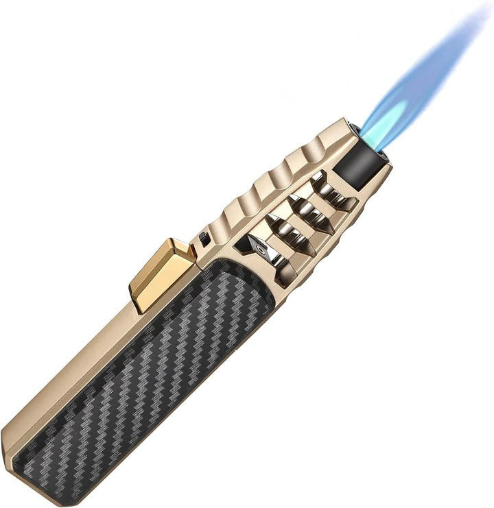 Skanto | Einstellbares Flammenfeuerzeug – Blaue Flamme für Küche & Outdoor