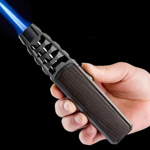 Skanto | Einstellbares Flammenfeuerzeug – Blaue Flamme für Küche & Outdoor