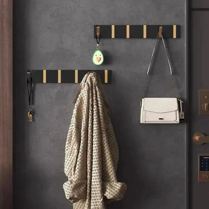 Skanto | Elegante Wandhaken aus Stahl – Klappbare, platzsparende Haken für Bad und Wohnbereich