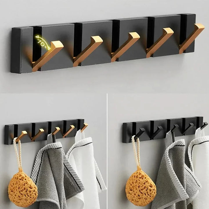 Skanto | Klappbarer Wandhaken für Mäntel, Taschen & Handtücher