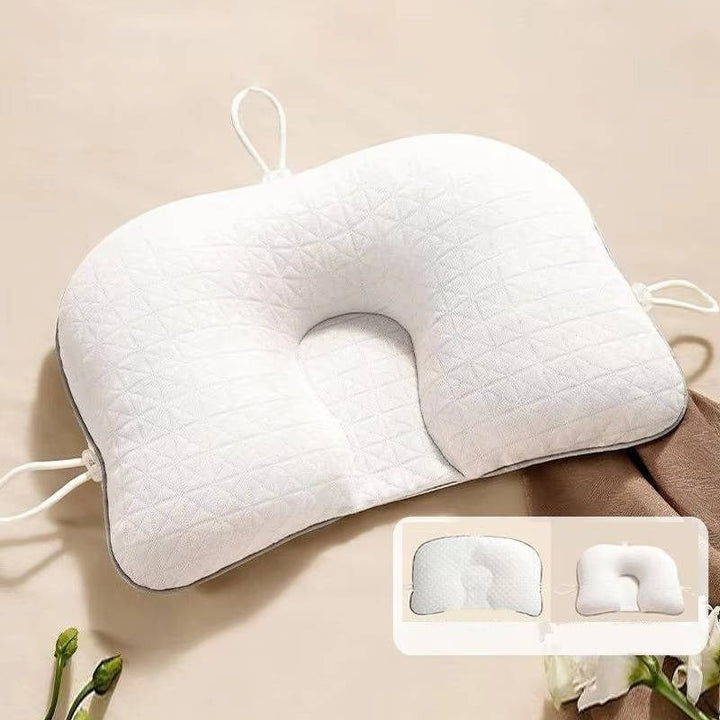 Babykissen mit Memory-Schaum und Baumwollbezug, tragbares Baby-Stützkissen