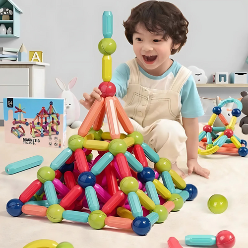 Skanto | Magnetische Bausteine Lernspielzeug-Set