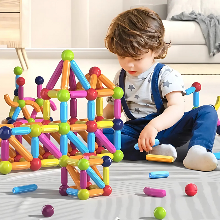 Skanto | Magnetische Bausteine Lernspielzeug-Set