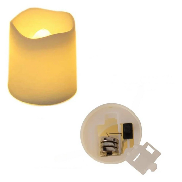 Skanto | LED-Lichter Warmweiß Flammenloses Kunststoff-Set