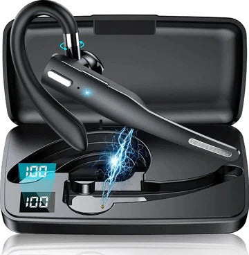 Skanto | Trucker Dual-Mikrofon kabelloses Bluetooth 5.1 Noise-Cancelling Headset/Ohrhörer