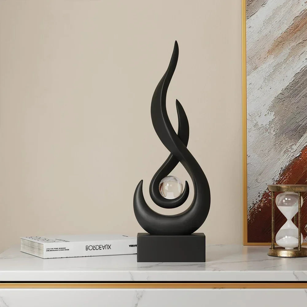 Skanto | Serenity Abstract Sculpture – Moderne künstlerische Wohndekoration