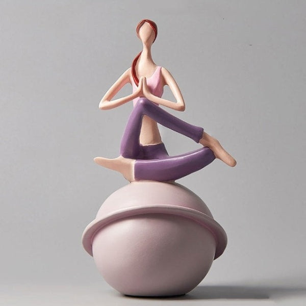 Skanto | Yoga-Frauenfigur-Skulptur