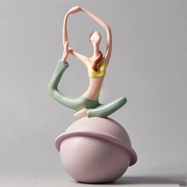 Skanto | Yoga-Frauenfigur-Skulptur