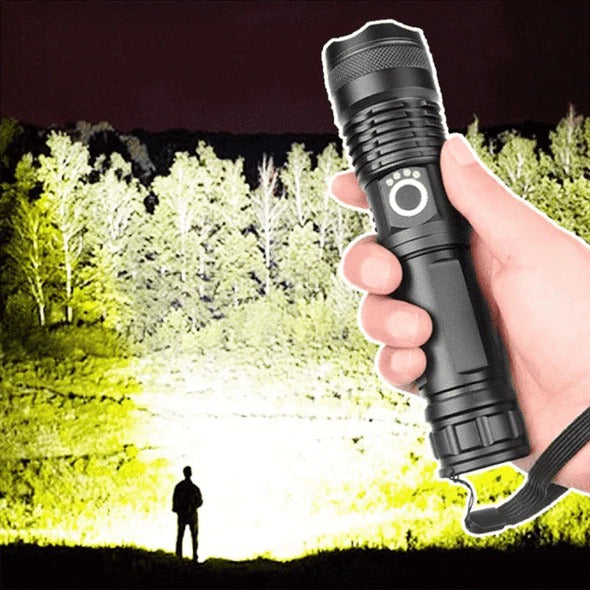 Skanto | Leistungsstarke Taschenlampe mit 90.000 Lumen
