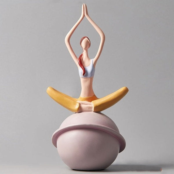 Skanto | Yoga-Frauenfigur-Skulptur