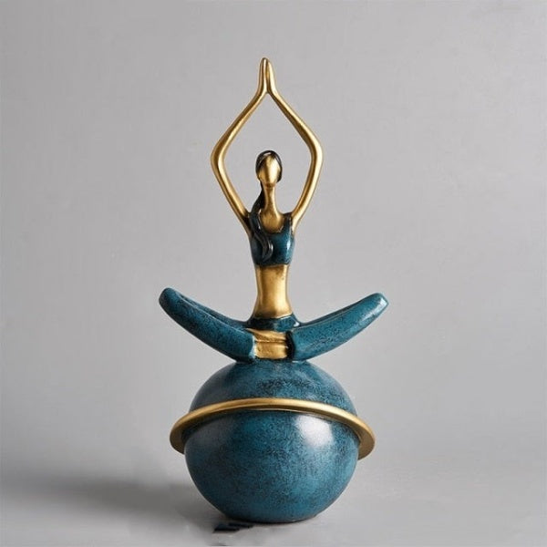 Skanto | Yoga-Frauenfigur-Skulptur