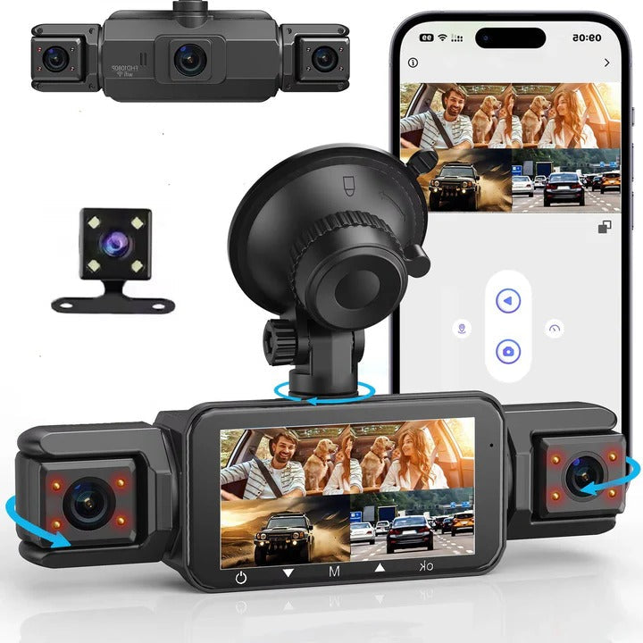 Skanto | Smartes Auto-Dashcam-System mit Nachtsicht und WiFi