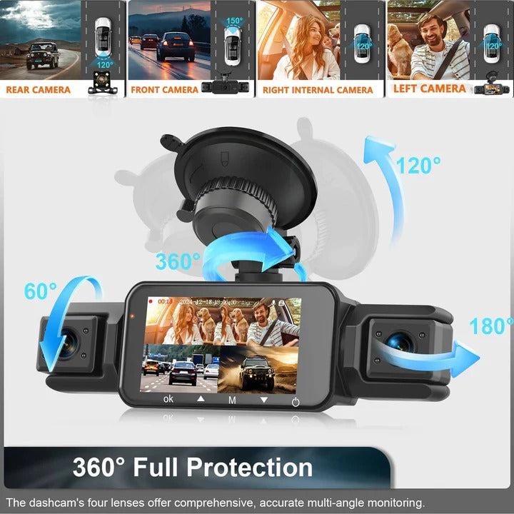 Skanto | Smartes Auto-Dashcam-System mit Nachtsicht und WiFi
