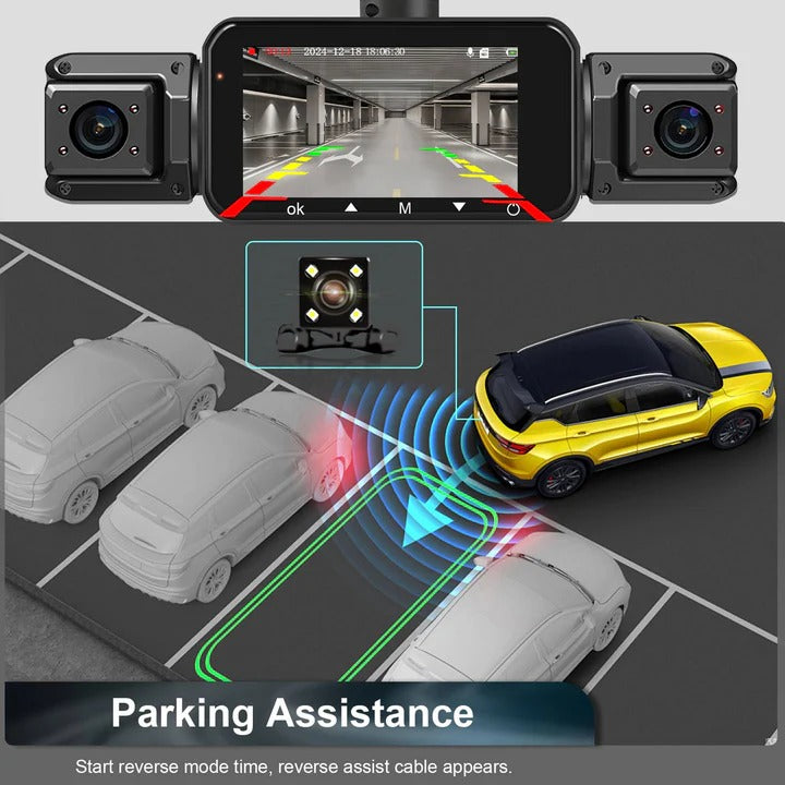 Skanto | Smartes Auto-Dashcam-System mit Nachtsicht und WiFi