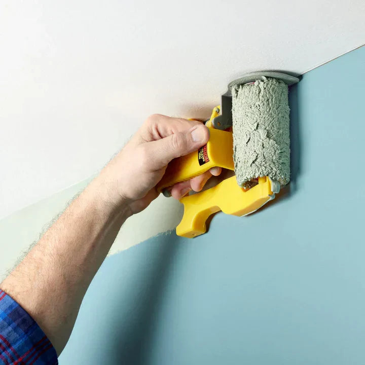 Skanto | Innovativer Eck- und Kanten-Farbroller mit Präzisionsführung für einfaches Streichen – Ergonomischer Griff für professionelles Finish