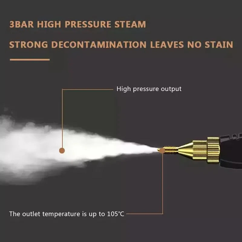 Skanto | SteamPower Hochdruck-Dampfreiniger | Leistungsstarker Dampfreiniger für Tiefenreinigung und Hygiene