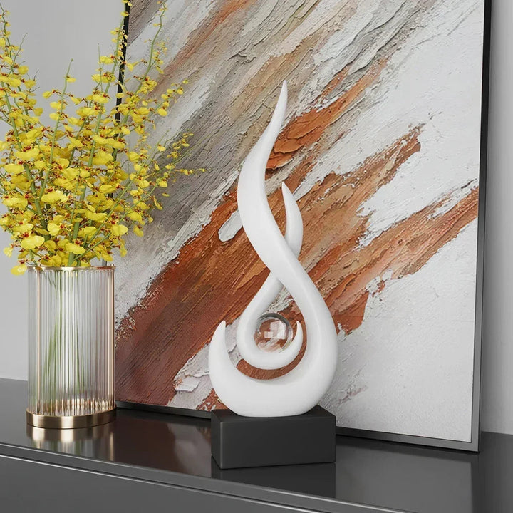 Skanto | Serenity Abstract Sculpture – Moderne künstlerische Wohndekoration
