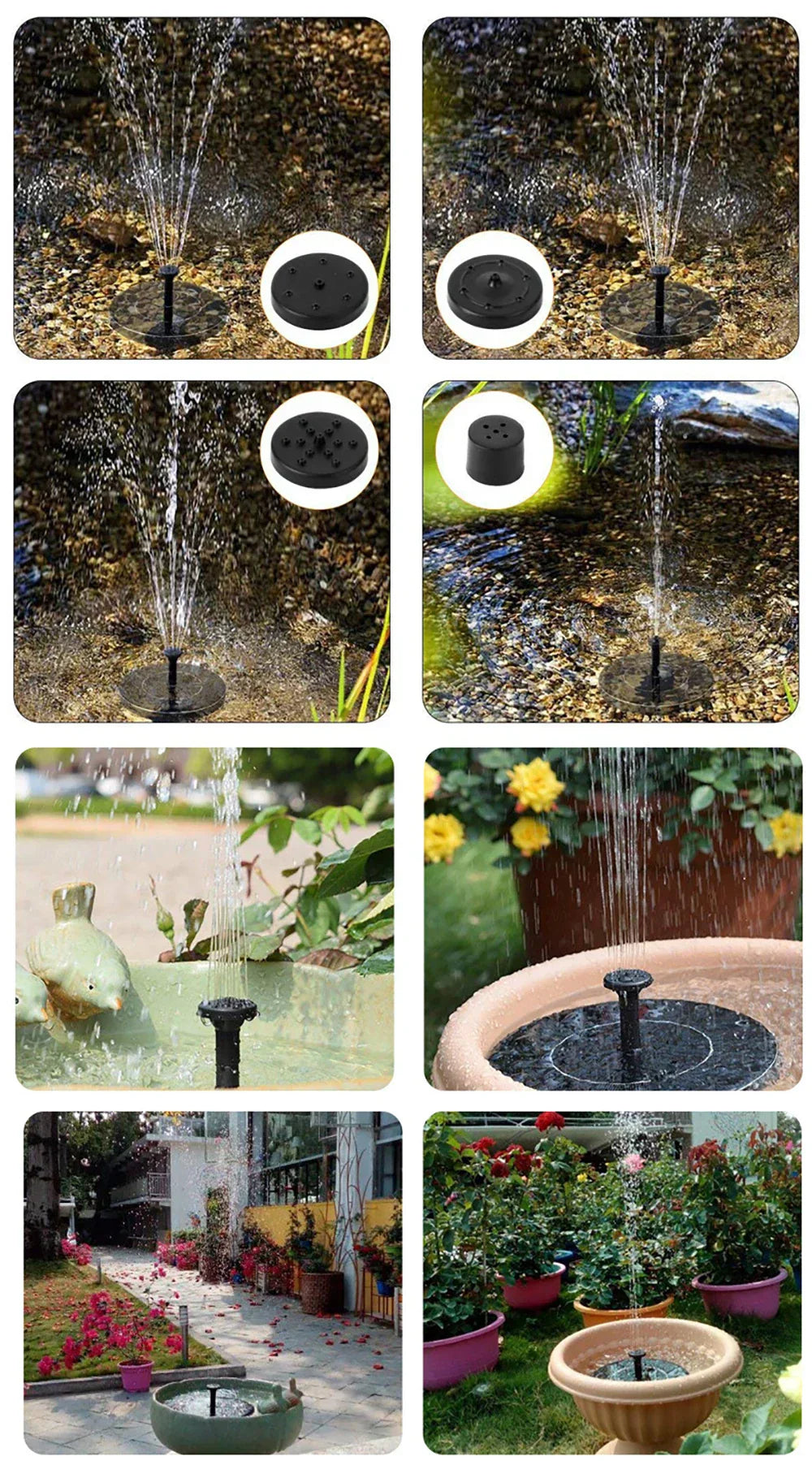 TranquilFlow – Beruhigender Gartenbrunnen mit Solarlicht Skanto