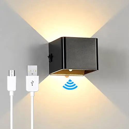 Skanto | Wandleuchte | Einstellbares Up & Down Light, USB-betrieben für Heimdekoration & gemütliche Atmosphäre