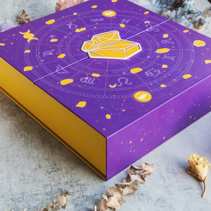 Skanto | Halloween Kristall Adventskalender | 31-Tage Countdown Box | Heilstein-Kollektion