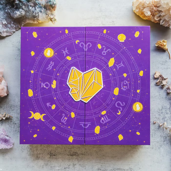 Skanto | Halloween Kristall Adventskalender | 31-Tage Countdown Box | Heilstein-Kollektion