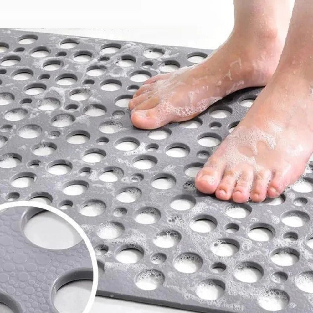 Skanto | Luxuriöse rutschfeste Badematte mit Saugnäpfen und schnelltrocknendem Design