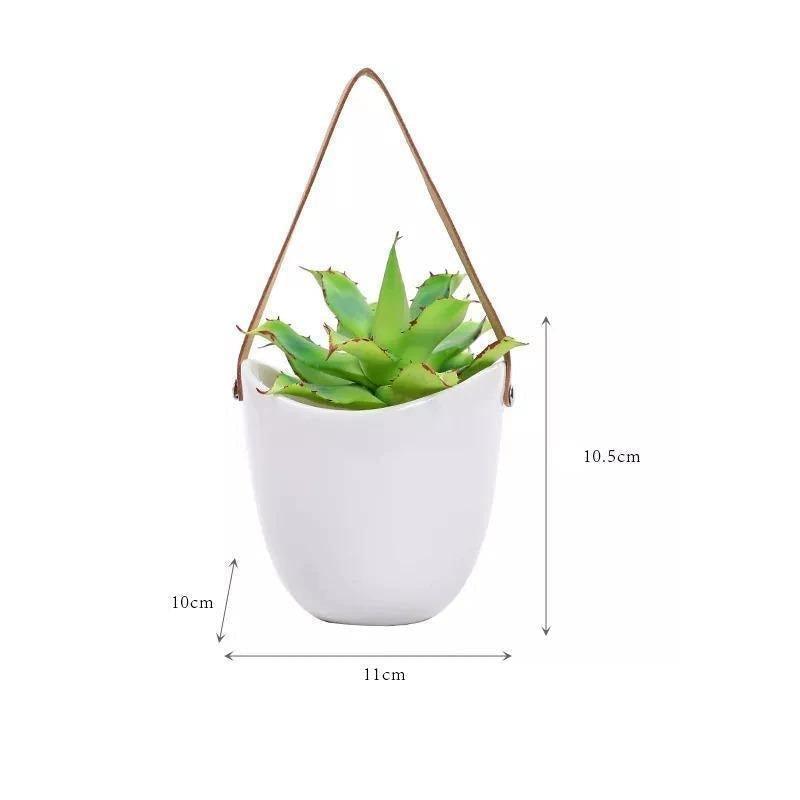 Keramik-Blumentöpfe in Taschenform | Elegante Pflanzenständer | Haus- & Gartendekoration