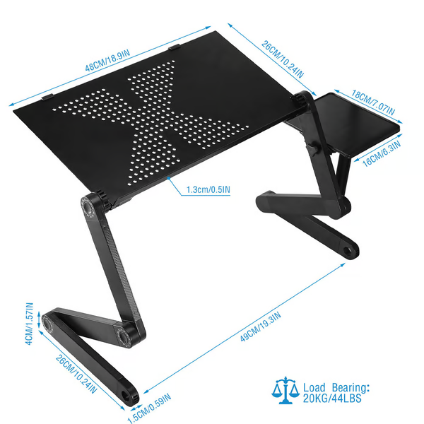 Skanto | 360° Ergonomischer Laptop-Ständer – Verstellbarer & tragbarer FlexStand