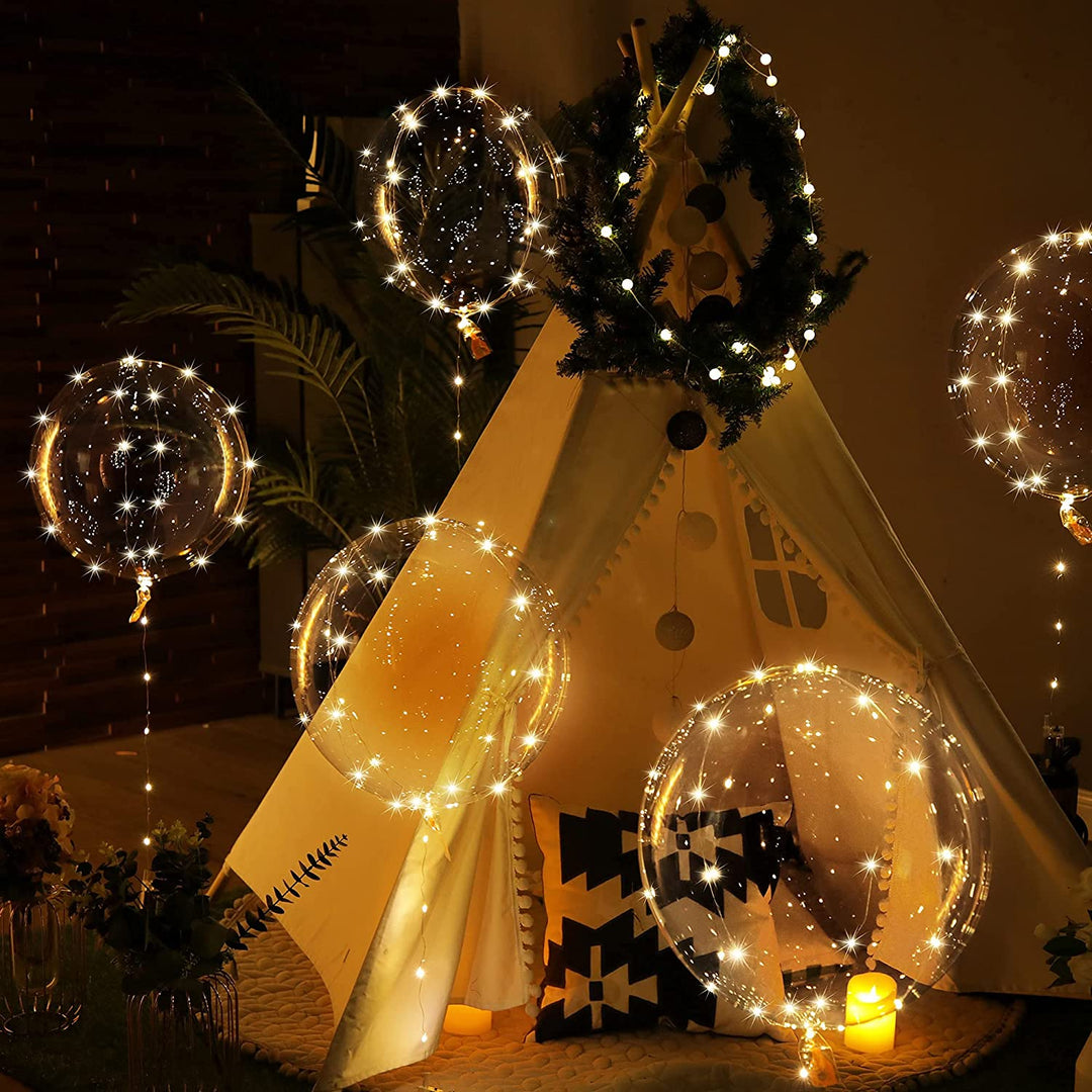 Skanto | LED-Licht-Partyballons | Ultra-langlebig, anpassbar & perfekt für Geburtstage und Hochzeiten
