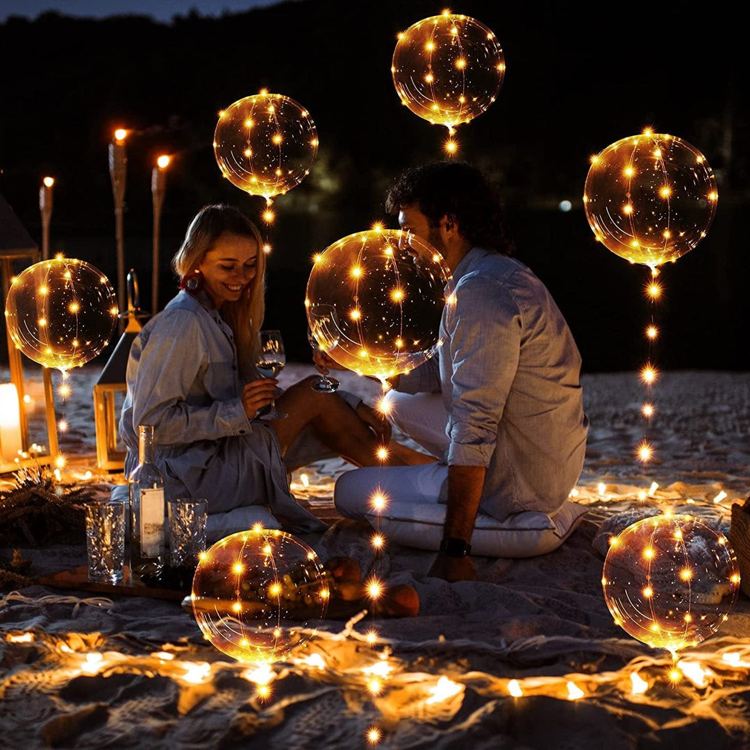 Skanto | LED-Licht-Partyballons | Ultra-langlebig, anpassbar & perfekt für Geburtstage und Hochzeiten