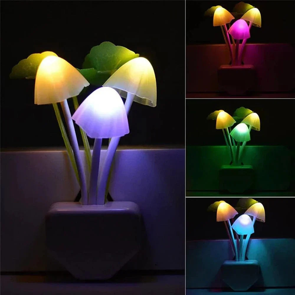 Skanto | Pilz-Nachtlicht LED – Energiesparend mit Smart Sensor | Magische Ambientebeleuchtung für Kinderzimmer