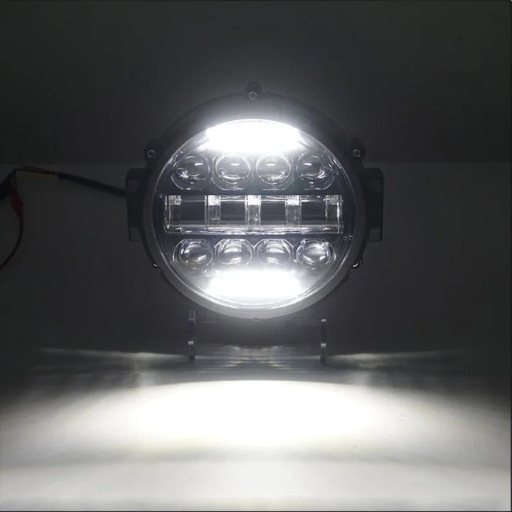 Skanto | Hochleistungs-LED-Fahrlicht 7" | Weitbereichs-Scheinwerfer für Auto & 4x4